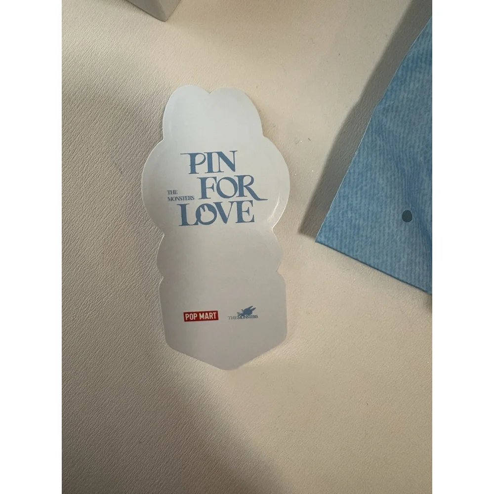 Pop mart labubu pin for love letter 